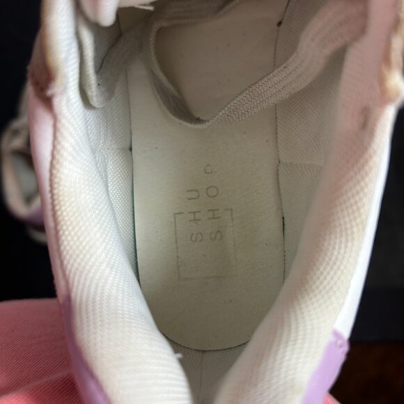 Shu Shop Patricia sneakers in a light gold color with a leopard print star 7.5 - Picture 7 of 7